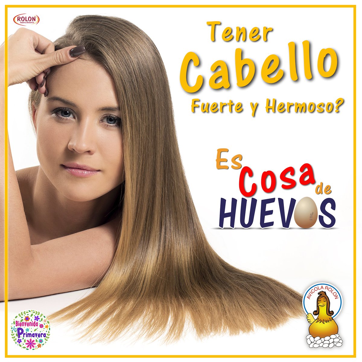 PublicidadRolon's tweet photo. 𝐓𝐞𝐧𝐞𝐫 𝐂𝐀𝐁𝐄𝐋𝐋𝐎 𝐅𝐮𝐞𝐫𝐭𝐞 𝐲 𝐇𝐞𝐫𝐦𝐨𝐬𝐨❓... Es Cosa de Huevos❗❗🥚🥚
La proteína del huevo crudo 𝐍𝐔𝐓𝐑𝐈𝐑𝐎𝐋𝐎𝐍 puede actuar en el cabello como un acondicionador. Tras las primeras aplicaciones, es posible que notes el cambio que se irá produciendo en él https://t.co/1tkClImCRs
