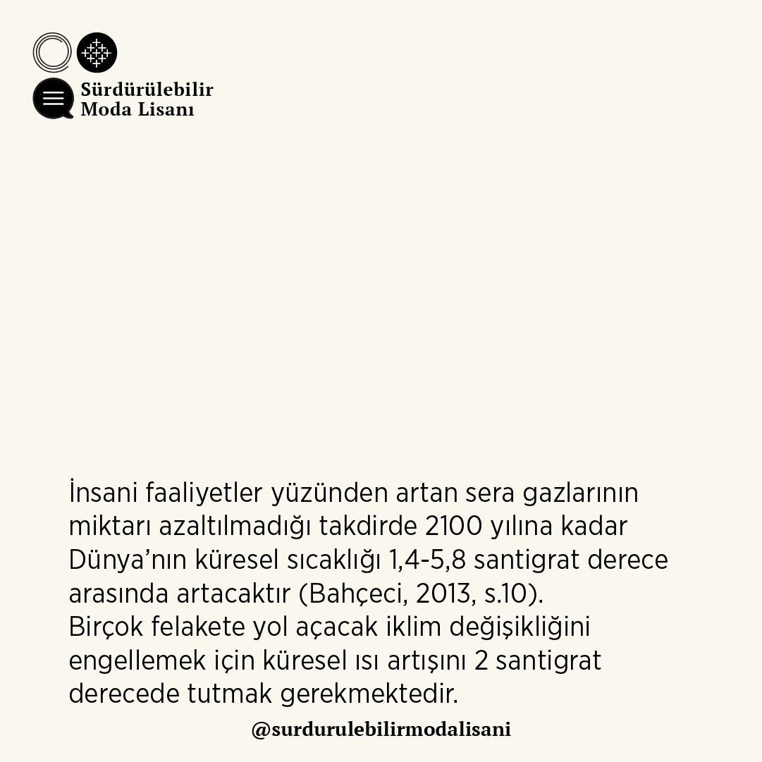LisanModa's tweet photo. “Küresel Isınma” hakkında detaylı bilgi için:   https://t.co/Xtle01uZ5M
#önceyeryüzü #antroposen #iklimkrizi #küreselısınma 
#sürdürülebilirlik #karbonayakizi #biyoçeşitlilik  #ekolojikmoda https://t.co/V5xHX6igx3