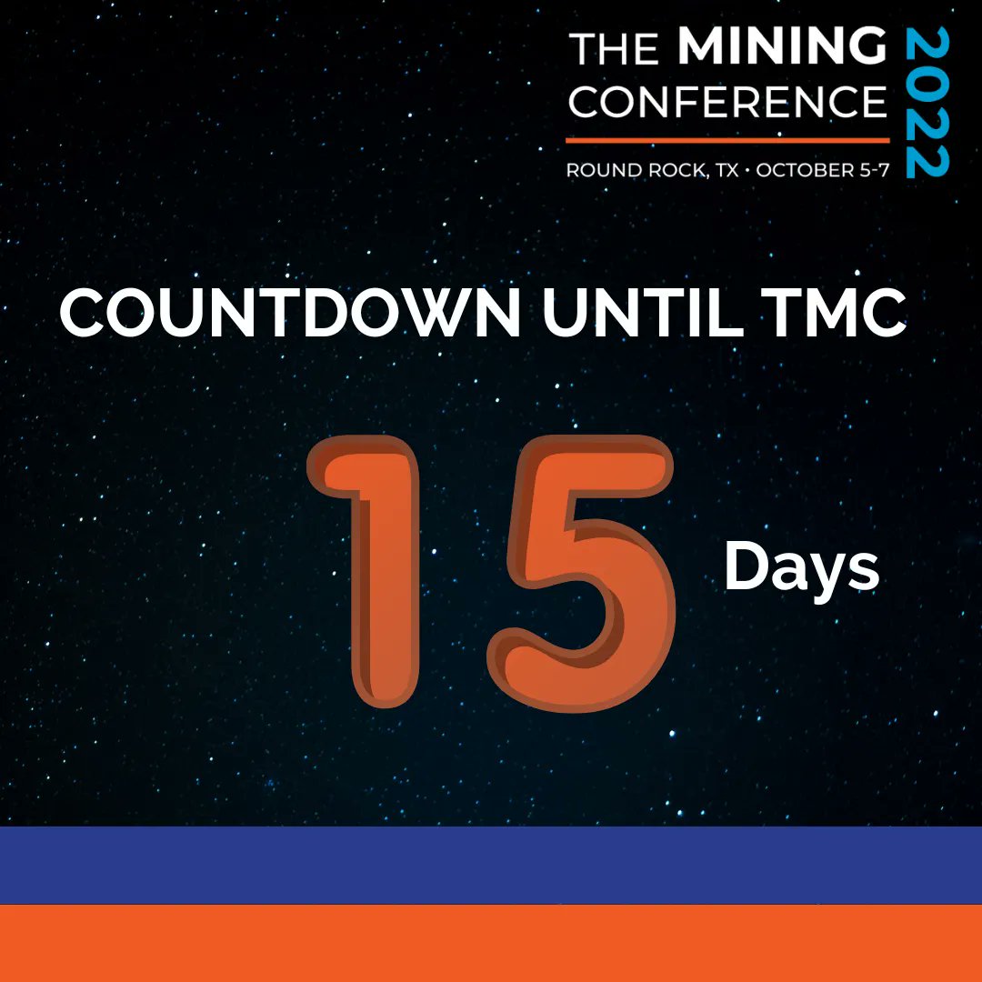 MiningWithBrad's tweet photo. The count down for The Mining Conference:
15 Days!
Get your tickets here: https://t.co/fjH8OaQkmh
#cryptocurrency #invest #bitcointrader #bitcoinmarket #trading #financialfreedom #cryptolifestyle #cryptomarket #bitcointrade #bitcoin #cryptocurrencycommunity #theminingconference https://t.co/xBczdPymGL