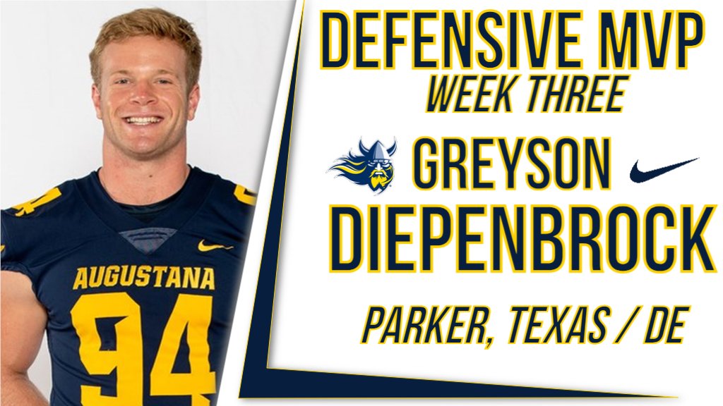 AugieFB's tweet photo. Congratulations to our Players of the Week for Week Three ⚔️ 

🟡 @GrayDiepenbrock
🟡 Running Backs
🟡 @5Hoops

#BeTheRock | #BuildingChampions https://t.co/WGUE7nek1o