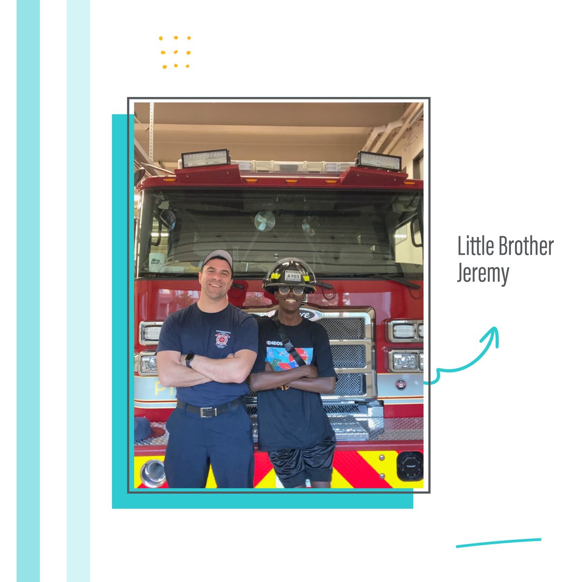"I have been a Big Brother for over 10 years and paired with my Little for over 4 years. The time fly's by and the memories, friendships I have made along the way and the difference I make in my Littles life is all worth it“ 

– Big Brother, Ray Paolini