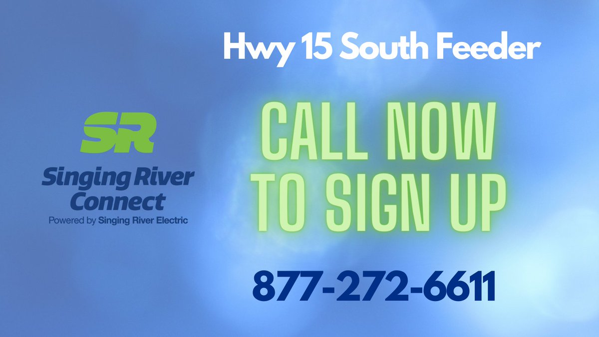 SRConnectMS's tweet photo. Monk Cochran Loop, Dogwood Drive, Anna Bell Hinton Road, and portions of Wingate and Arlington Roads.

If you live in this area, call 877-272-6611 to sign up TODAY! You can also visit https://t.co/T3PrrGTZ4i to search your address for SR Connect fiber service.
#CoopsConnectMS https://t.co/ltDKbXKAZi