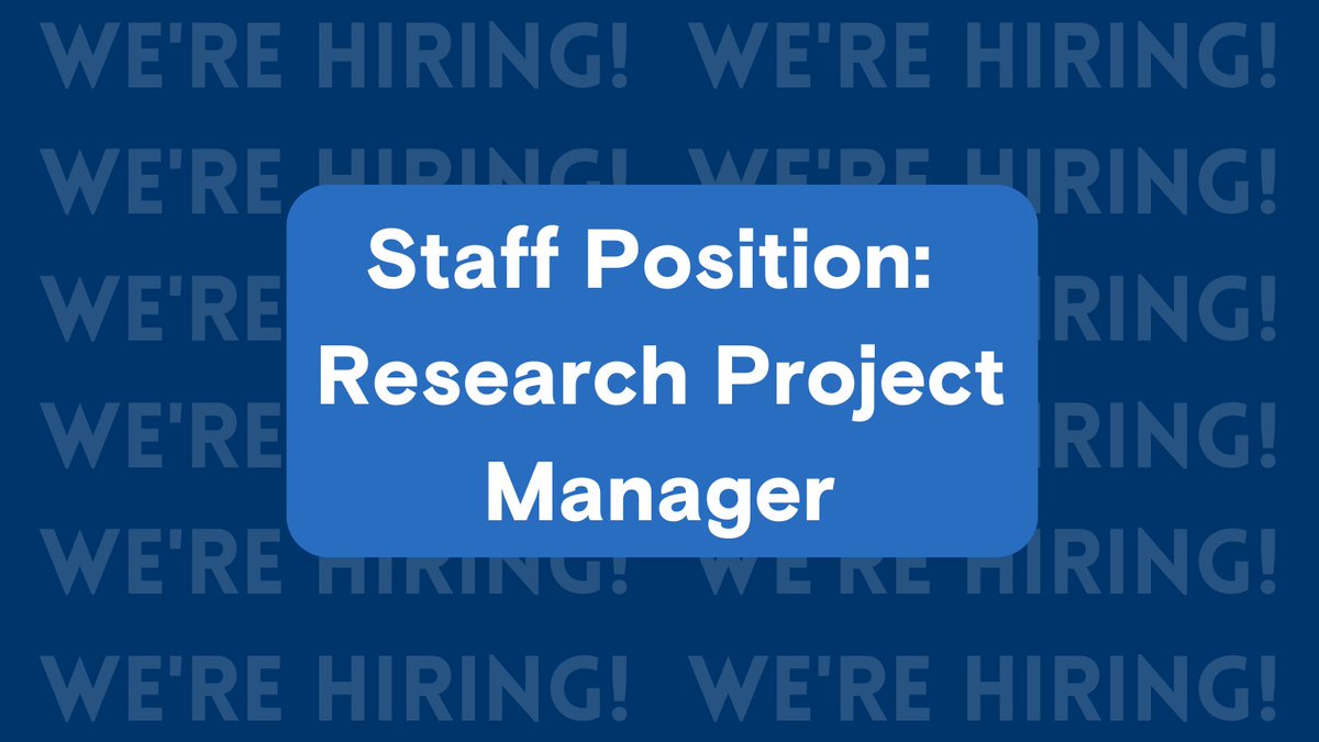 YaleNursing's tweet photo. We’re hiring a Research Project Manager! Duties include database management, developing survey in REDCap software, and data dictionaries. Cover letter and resume  required. Apply: https://t.co/la0JBlltoV

#WorkAtYale #YaleWestCampus

Follow us all week for new jobs at YSN! https://t.co/zh6vpheGrx