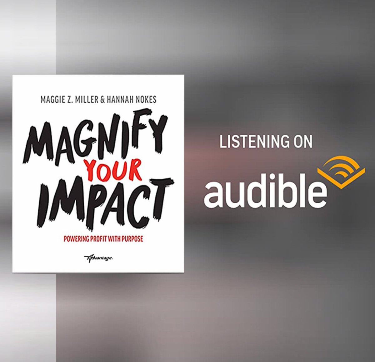 Too busy to read? Did you know you can listen to Magnify Your Impact on audible while you seer in the car!

Get your copy today: loom.ly/zqeH6oQ