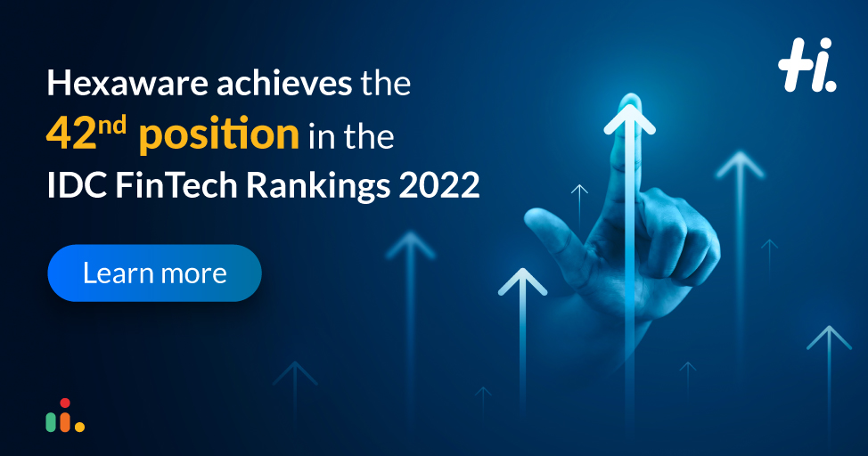 HexawareGlobal's tweet photo. Hexaware has been recognized in the prestigious IDC #Fintech Rankings 2022. The annual ranking honors the Top 100 global providers of #financial #technology https://t.co/HNUuTjmfaA
#IDCFinTechRankings #ConquerTheImpossible #BuildThePassion https://t.co/0CVBzOFK35