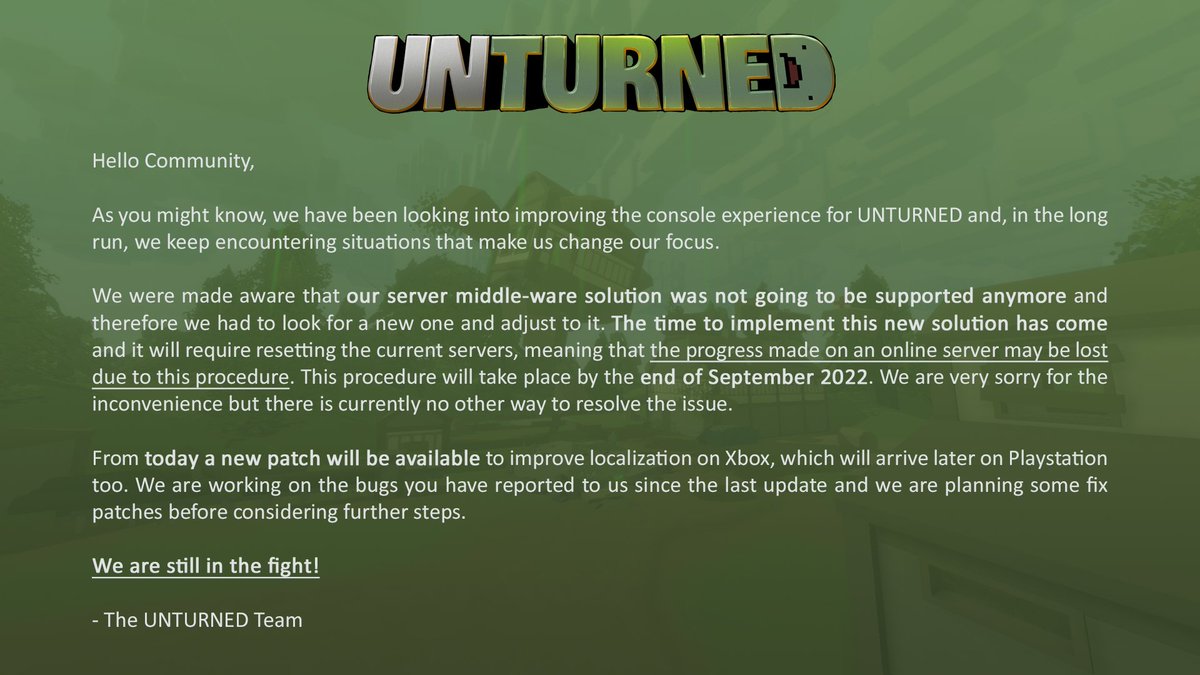 UNTURNED 🧟 tweet media