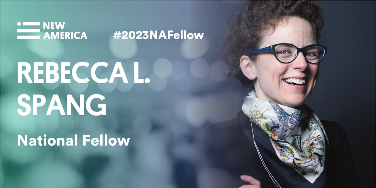 NAFellows's tweet photo. #2023NAFellow @RebeccaSpang is a professor @IUBloomington &amp; author of two previous books and works in @TheAtlantic, @washingtonpost, &amp; @FT. Her next book, THE MONEY OF THE POOR, will tell the history of monetary multiplicity. https://t.co/pnhD4KJ4ik https://t.co/huJ8UJzGUn