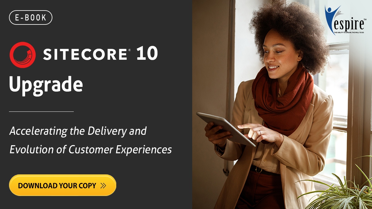 EspireInfolabs's tweet image. Create connections, drive conversions, and foster loyalty with #SitecoreXP and Espire&apos;s #totalexperience approach. In our latest #ebook, we have listed the top reasons why you should switch/upgrade to #Sitecore XP 10. Read More&amp;gt; bit.ly/38LkdUs