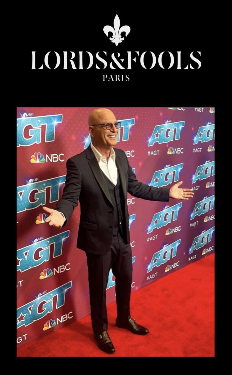 lordsfools's tweet photo. For the America’s Got Talent Season 17 finale, Howie Mandel was captured wearing a #LordsFools 3 piece suit #AGTFinale #fashionstyle #redcarpet https://t.co/CBTGHr8eWF