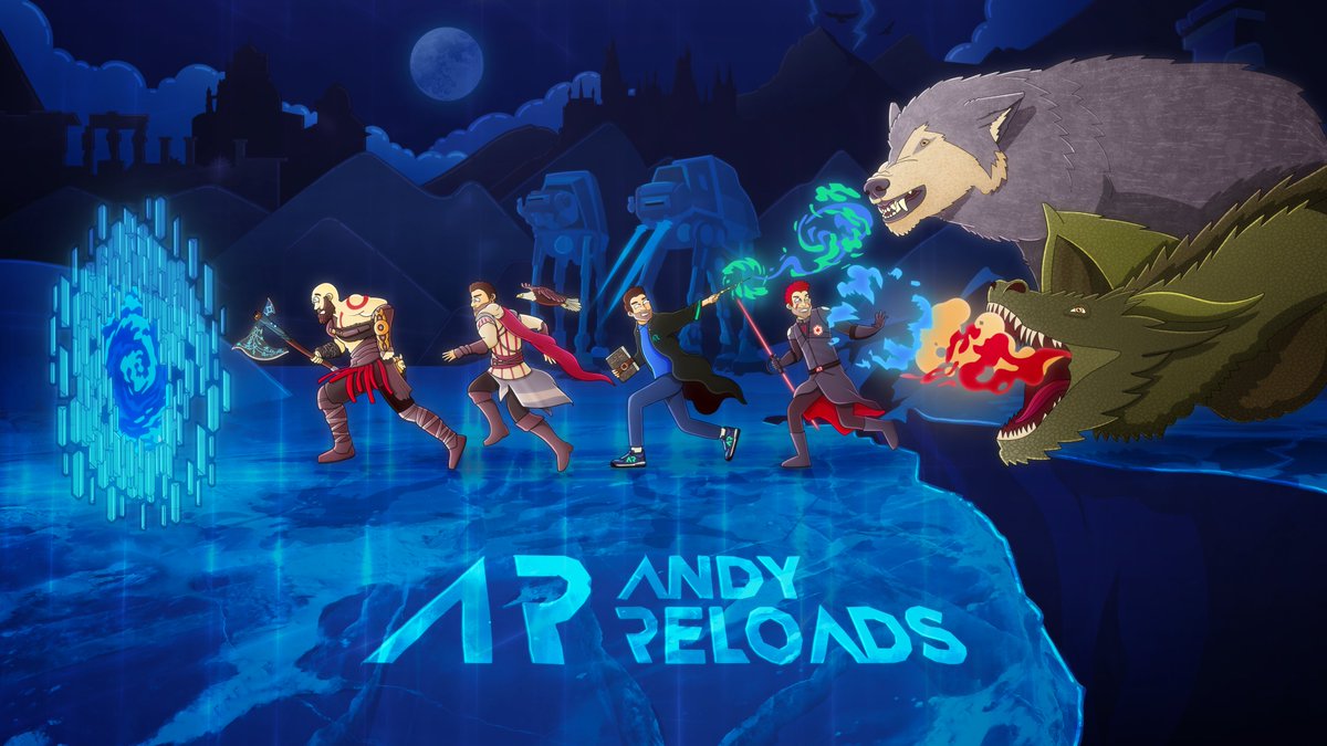 AndyReloads's tweet photo. 🎨 Check out these insane new banners for the YouTube channel &amp; the Reloads Discord by the insanely talented @dvincentgomes 🔥

🔎 Can you spot all the easter eggs and hidden references? 👀 #AssassinsCreed #HogwartsLegacy #StarWars #GodofWarRagnarok https://t.co/CQnrbO3Uxf