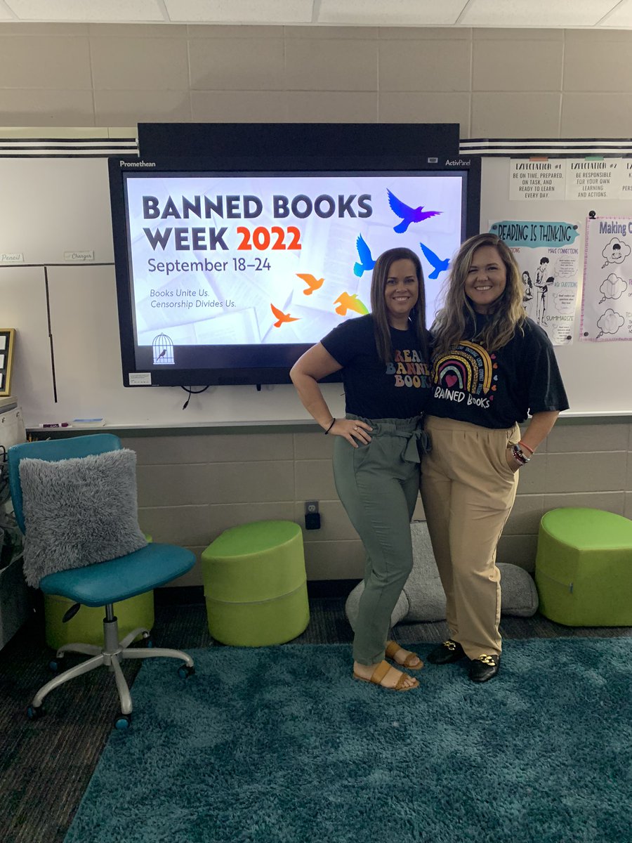 Your banned book list is our to be read list. @KristaHays11 #BannedBookWeek #readersareleaders