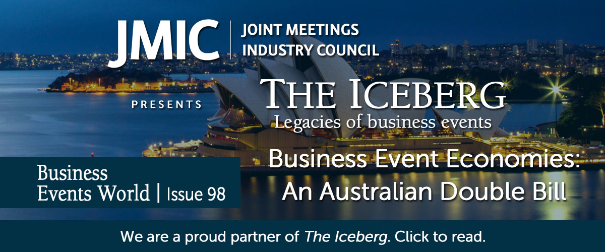Iceberg_Curator's tweet photo. Next issue posts soon, but issue 98 of The Iceberg's Business Events World is still out with a feature on Australia @BESydney @TourismAus #belowthewaterline #eventprofs #legacy #impact: https://t.co/7a1uL5OzK5 https://t.co/oObfg4djbH