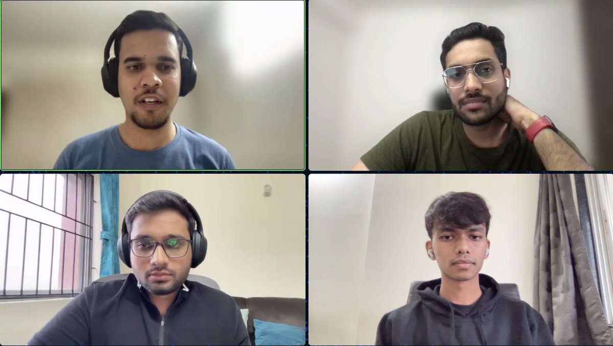 RazorpayTech's tweet image. A big thank you from @_kamlesh_ @rastogi_saurav @_anothercoder @saurabhdawaree &amp;amp; the entire @RazorpayEngg fam for engaging with us during the panel discussion on #DesignSystems at the 2nd edition of #RazorpayEngineeringMeetup. Feel free to drop your qs, if any, on this thread.