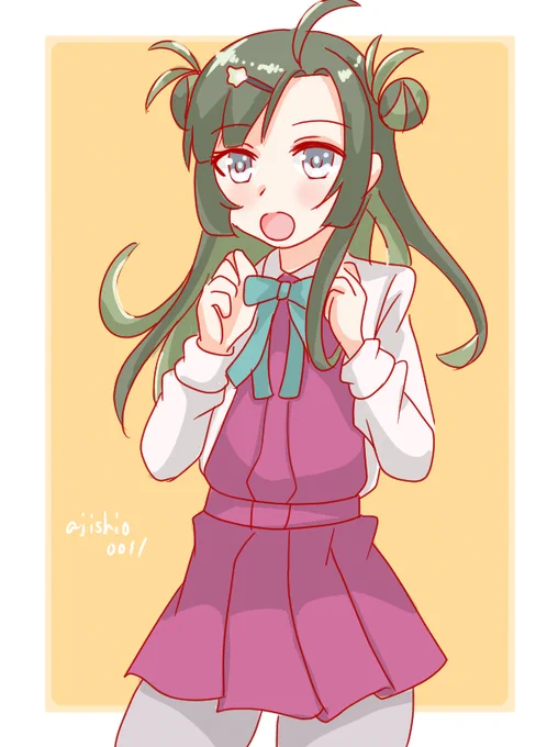 「大丈夫、私がいるから! そう! 今日も前へ進んでいきましょ!」#艦これ版深夜の真剣お絵描き60分一本勝負#艦これ版真剣お絵描き60分一本勝負_20220920#艦これ  #巻波 