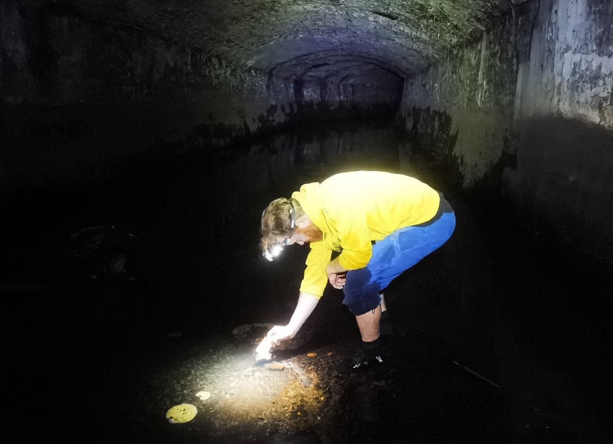 MartinJoiner's tweet photo. Anyone in my network know Andrew Doyle of Bristol? I found his wallet in the underground river tunnels. Would be cool to let him know where it ended up. https://t.co/u3cxhEGcGd