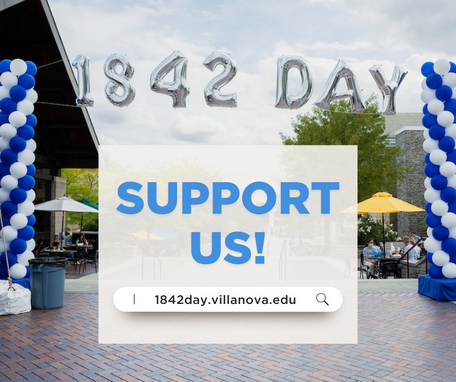 Villanova_Law's tweet photo. 1842 Day Challenge: When we reach our goal of 350 gifts to the Charles Widger School of Law, an additional $100,000 will be unlocked from the Hickey Family. 
Support the area that means the most to you: https://t.co/f6X74t2NLE https://t.co/7WhLZFTlzK