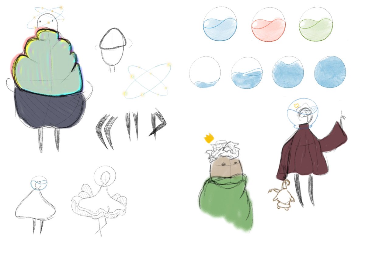 AmatrinePlays's tweet photo. Character design sketches

#digitalart #procreate #procreateart #characterdesign https://t.co/1EV74jxmEb