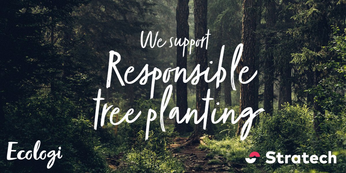 Stratech_UK's tweet photo. We've partnered with @Ecologi_hq and committed to plant a #tree π² for every customer order we receive, contributing to tackling the #climate issue facing the #planet π
Find out more here: https://t.co/ReeQMFZRNQ
#SustainableBusiness #ClimatePositiveWorkforce https://t.co/LxTa4DUAPF