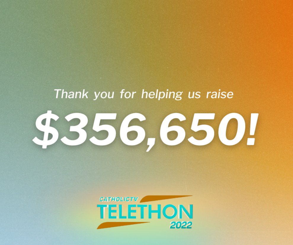 kroro43's tweet photo. thanks to everyone who supported the #CatholicTV telethon with prayers & donations https://t.co/F7083ukcWh