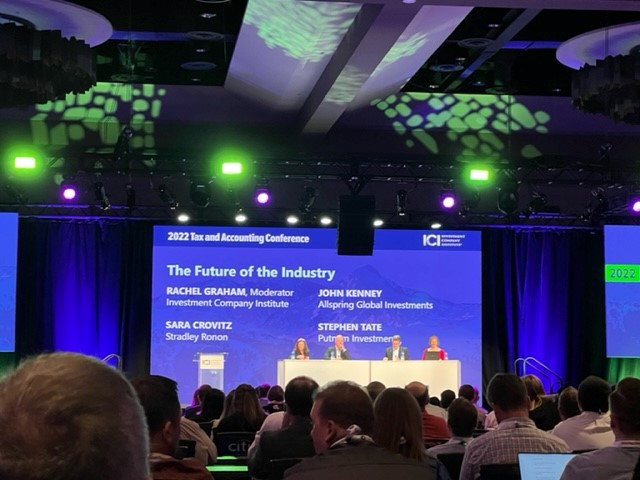 Linedata's tweet photo. Back offline &amp; running full house. We're at the #ICItac 2022, where the key fund industry talking points are about SEC proposals on; ESG reporting, fund naming &amp; modernization of 1940 act. Are you attending? Say hi to Michael Galvin &amp; Christopher Cooke. #WeHumanizeTechnology @ICI https://t.co/TzAPUFJRdT