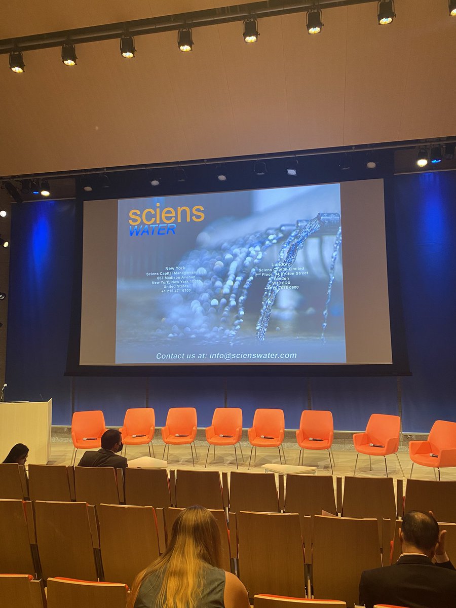 CaitlynMFoster's tweet photo. Kicking off the Rethinking Water conference hosted by @scienswater & @columbiawater at @Columbia #makingsenseofwater #ClimateWeek2022 https://t.co/4LcgP41nS1