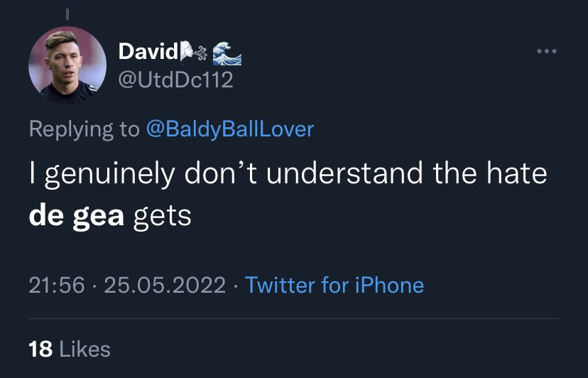 _ras_mus_'s tweet photo. @UtdDc112 @utdreport @TheSportsman He has eyes and watches games he says 😭😭 https://t.co/nb1NYKdZmK