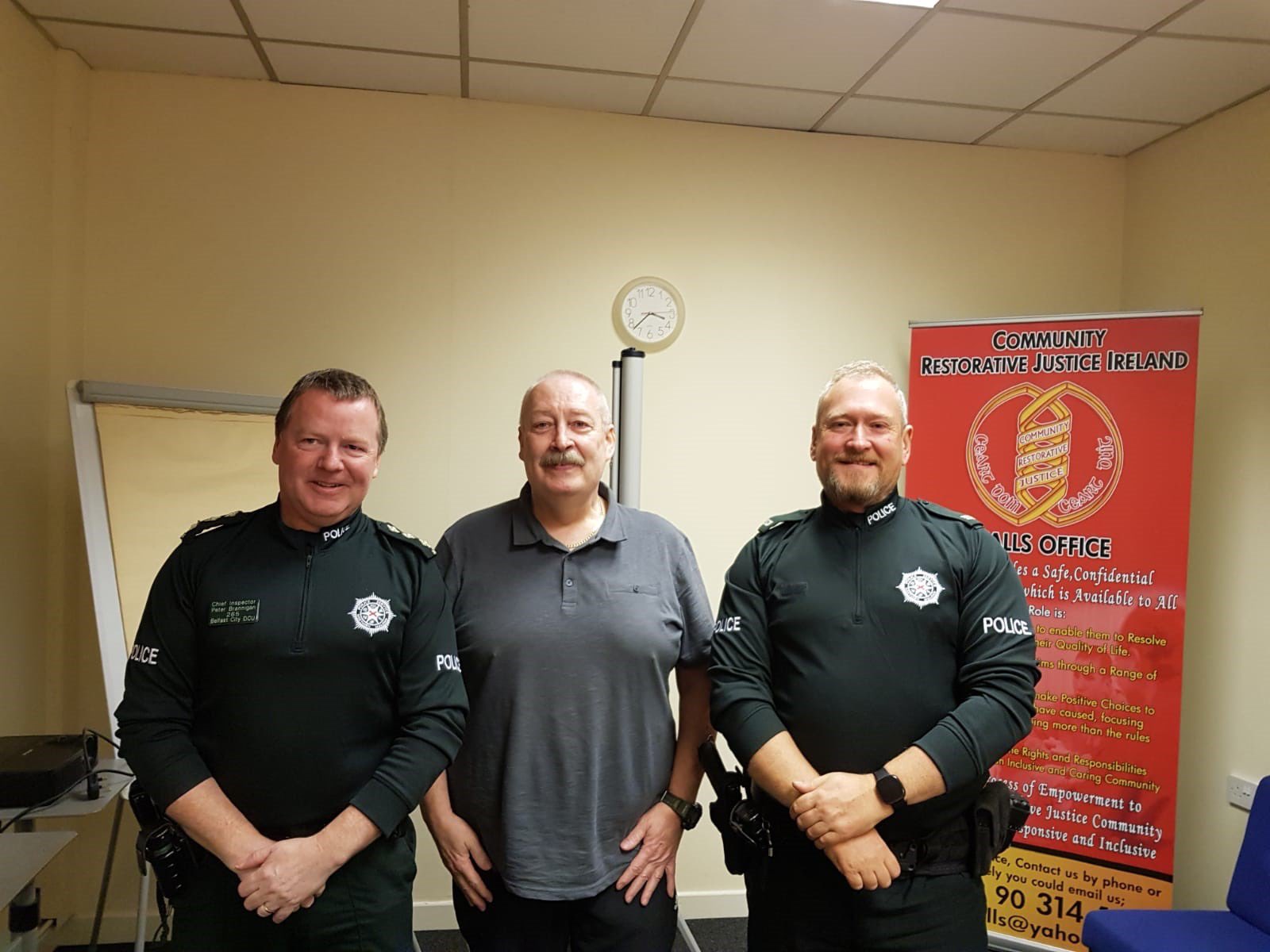 CRJI Central on Twitter "CRJI Falls Office received a visit from PSNI