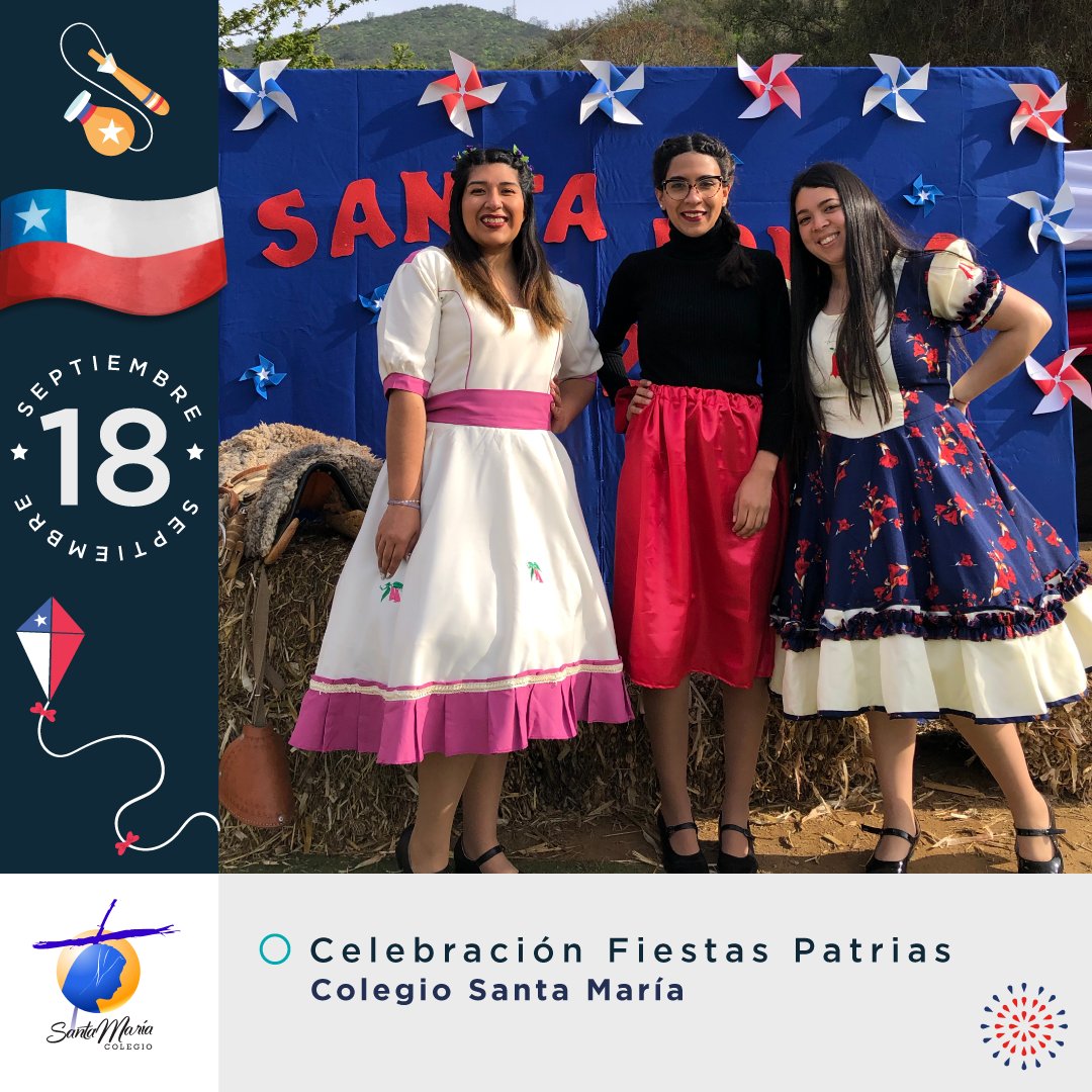 NostrumPather's tweet photo. En el Colegio Santa María, nuestras manifestaciones culturales fueron las protagonistas de un emotivo acto protagonizado por estudiantes y profesores,  defendieron con bailes y risas nuestra chilenidad.

#pathernostrum #fiestaspatrias #hazloposible #colegiosantamaria https://t.co/Ov2LKxvgGc