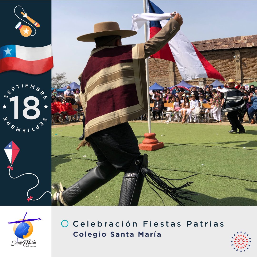 NostrumPather's tweet photo. En el Colegio Santa María, nuestras manifestaciones culturales fueron las protagonistas de un emotivo acto protagonizado por estudiantes y profesores,  defendieron con bailes y risas nuestra chilenidad.

#pathernostrum #fiestaspatrias #hazloposible #colegiosantamaria https://t.co/Ov2LKxvgGc