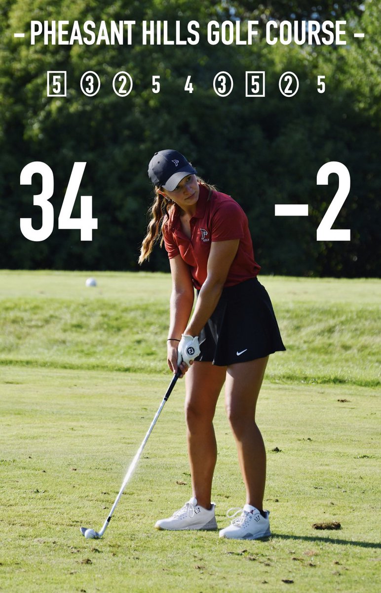 GolfPrescott's tweet photo. The girls extended their undefeated streak in the Middle Border Conference at yesterday's event at Pheasant Hills Golf Course! That makes it 7 straight!! Ava Salay led the squad with a 🔥HOT🔥 round of 34 (2-under par). Reg season conference wraps up Thursday! #EliteIsTheStandard https://t.co/pJGCzBc8qk