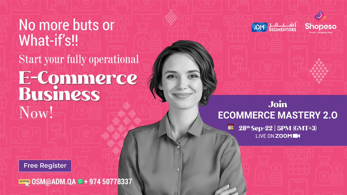 OSMstore's tweet photo. Start your E-Commerce Journey with our Exclusive E-Commerce Mastery 2.O. It is a complete "Step-by-Step, action-oriented, Building an E-commerce Business from scratch" .
For Enrolling REGISTER NOW👇🏻
https://t.co/yWQ5AUAUMZ
#ecommercemastery #webinar #TalkthatTalk https://t.co/94lhnWz1OS