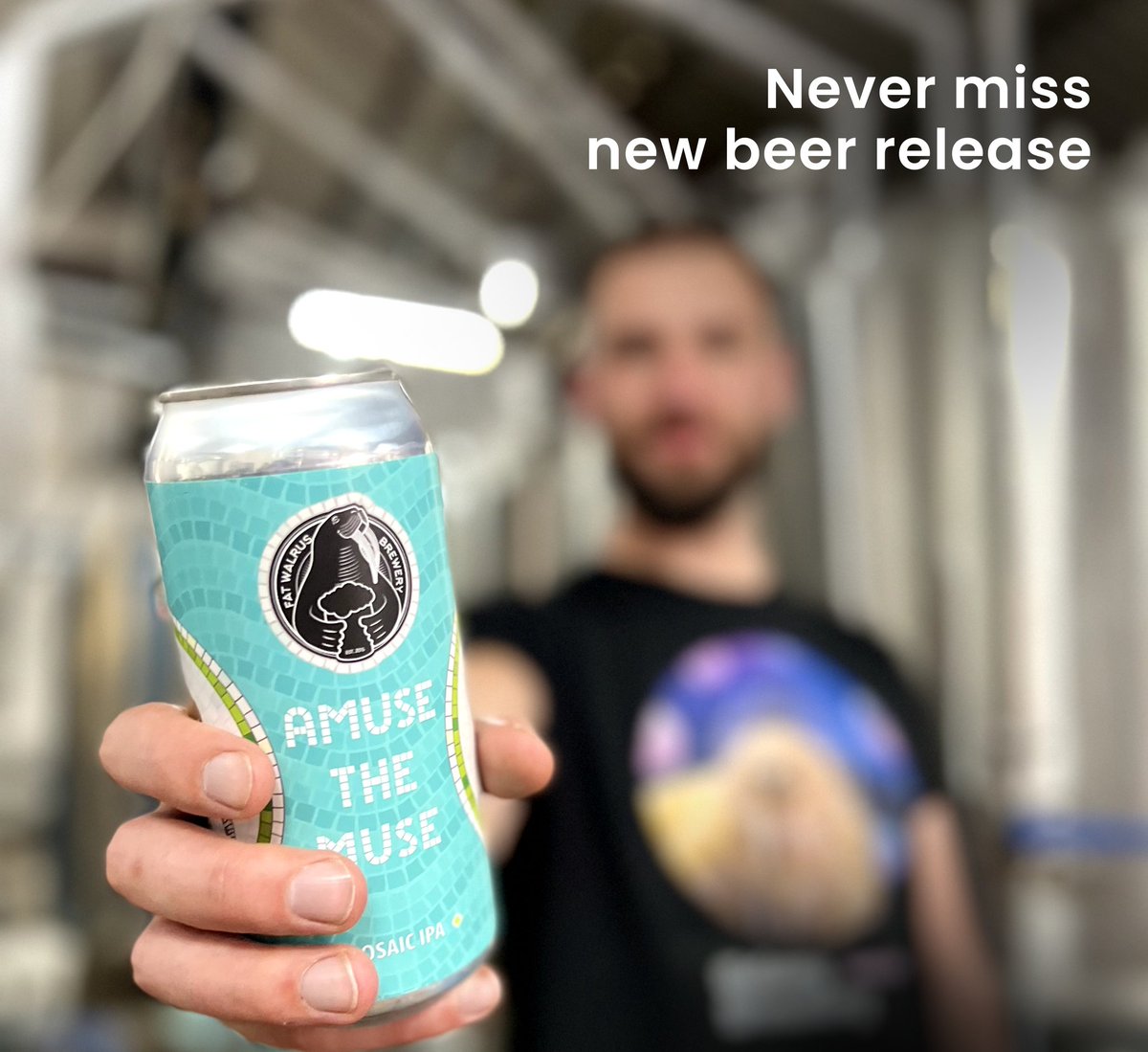 fatwalrusbrew's tweet photo. Amuse the Muse is back and will be hitting the shelves later this week. Follow us for more walrusy beers and updates. Simple.

#CraftBeer #irishcraft #newbeer https://t.co/qITBQ6AHLQ