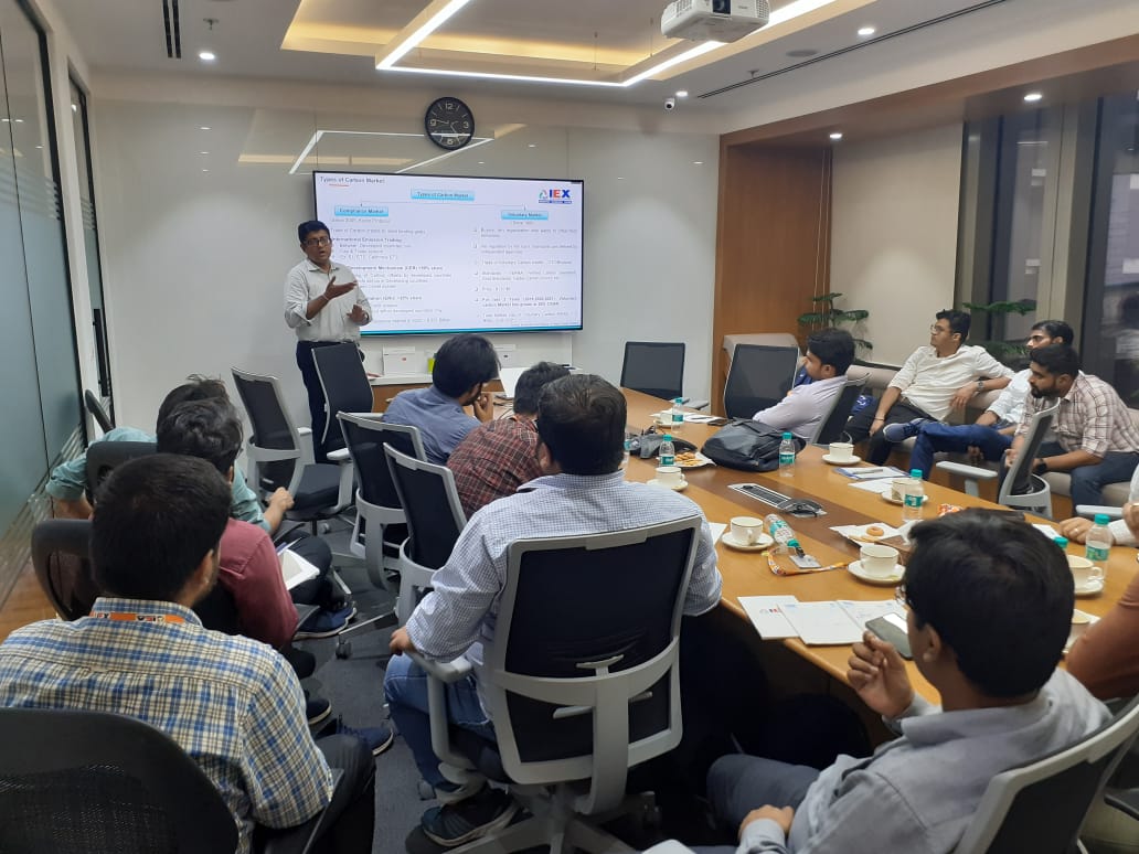 Glimpses from the interactive 2-day @CEA_India officer’s training sessions at IEX where we shared insights on operations at an #Exchange, regulatory policies, products, green markets & recent developments. #Training