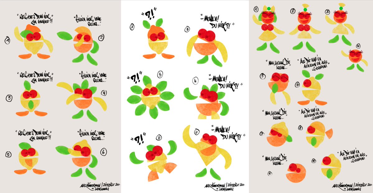 FIFTYEIGHT3D's tweet photo. Today we want to show you some fun scribbles we did for Nimm2 and share the joy of creativity 🤓 #fiftyeightanimation #characterdesign #legespass #lachgummi #nimm2 https://t.co/EEtGXBEzHz