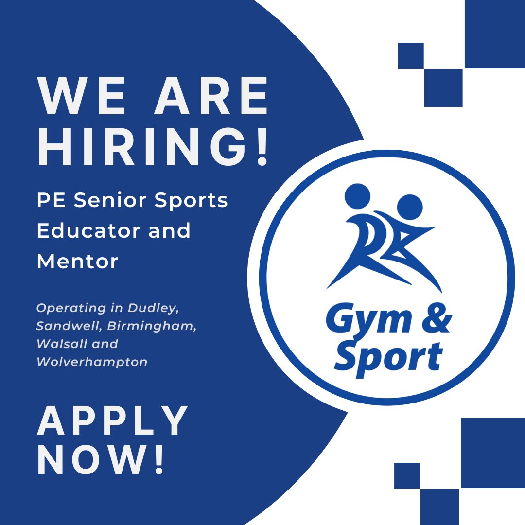 RBEducationG's tweet photo. 🔔 NEW JOB OPPORTUNITY 

Interested in becoming a PE Senior Sports Educator and Mentor? 
Apply by clicking the following link:
https://t.co/9vLNGAQV9i

#SportsCoaching #PE #JobsinEducation #Mentor https://t.co/Zd9mbCdWJR