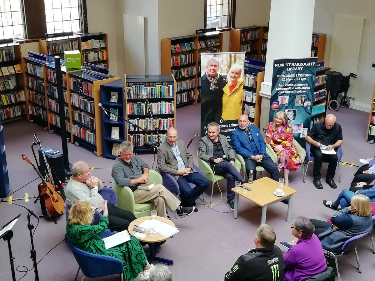 North Yorkshire Libraries (@nylibraries) on Twitter photo Brilliant afternoon on Saturday at the 3rd Harrogate Library Noir. Huge thanks to <a href="/MHollingdrake/">Malcolm Hollingdrake</a> for organising, Emma & Martin Truelove for hosting, <a href="/RCBridgestock/">RC Bridgestock</a> <a href="/jmdalgliesh/">jmdalgliesh</a> <a href="/OllyJarviso/">OLLY JARVIS</a> <a href="/Theinkrun/">Dale Brendan hyde</a> <a href="/GregPatmore/">Greg Patmore</a> for being on the panel, <a href="/TheHuers/">The Huers</a> for the music & <a href="/HobeckBooks/">Hobeck Books</a> Brilliant afternoon on Saturday at the 3rd Harrogate Library Noir. Huge thanks to <a href="/MHollingdrake/">Malcolm Hollingdrake</a> for organising, Emma & Martin Truelove for hosting, <a href="/RCBridgestock/">RC Bridgestock</a> <a href="/jmdalgliesh/">jmdalgliesh</a> <a href="/OllyJarviso/">OLLY JARVIS</a> <a href="/Theinkrun/">Dale Brendan hyde</a> <a href="/GregPatmore/">Greg Patmore</a> for being on the panel, <a href="/TheHuers/">The Huers</a> for the music & <a href="/HobeckBooks/">Hobeck Books</a>
