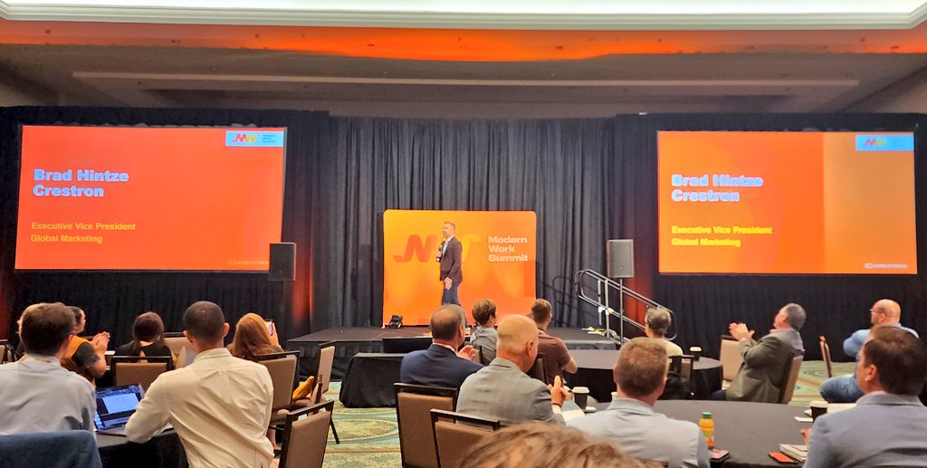 chris_neto's tweet image. Here we go #avtweeps.  #modernworksummit2022 #business @Crestron