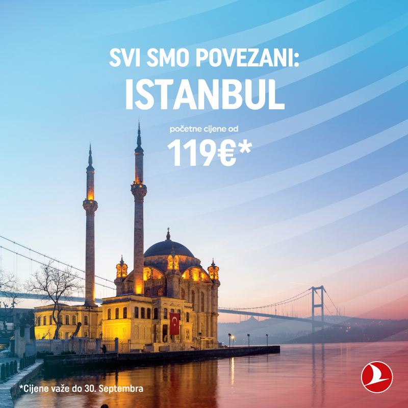 TurkishAirlines's tweet photo. Povezite se sa svijetom sa Turkish Airlines-om. Rezervišite sada i otkrijte Istanbul  po posebnim ponudama.
