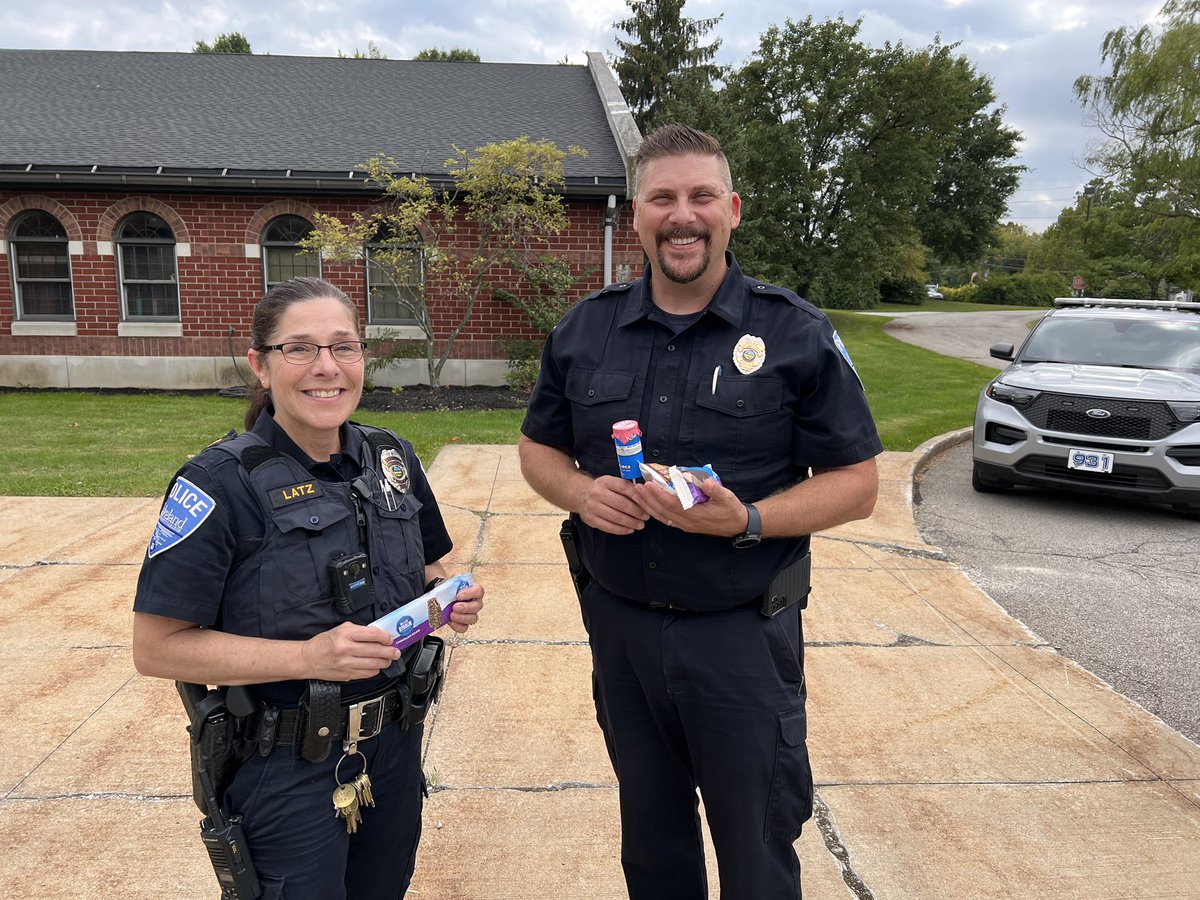LakeADAMHS's tweet photo. Yesterday’s weather could not have been better and treats could not have been sweeter. 

Day 2 of Appreciation Week starts soon!

Thank you Kirtland Fire,  @LakelandCommCol Police, Willoughby Hills Fire for a great day one. Thank you for all you do for mental health. https://t.co/FJ13o1ILvI
