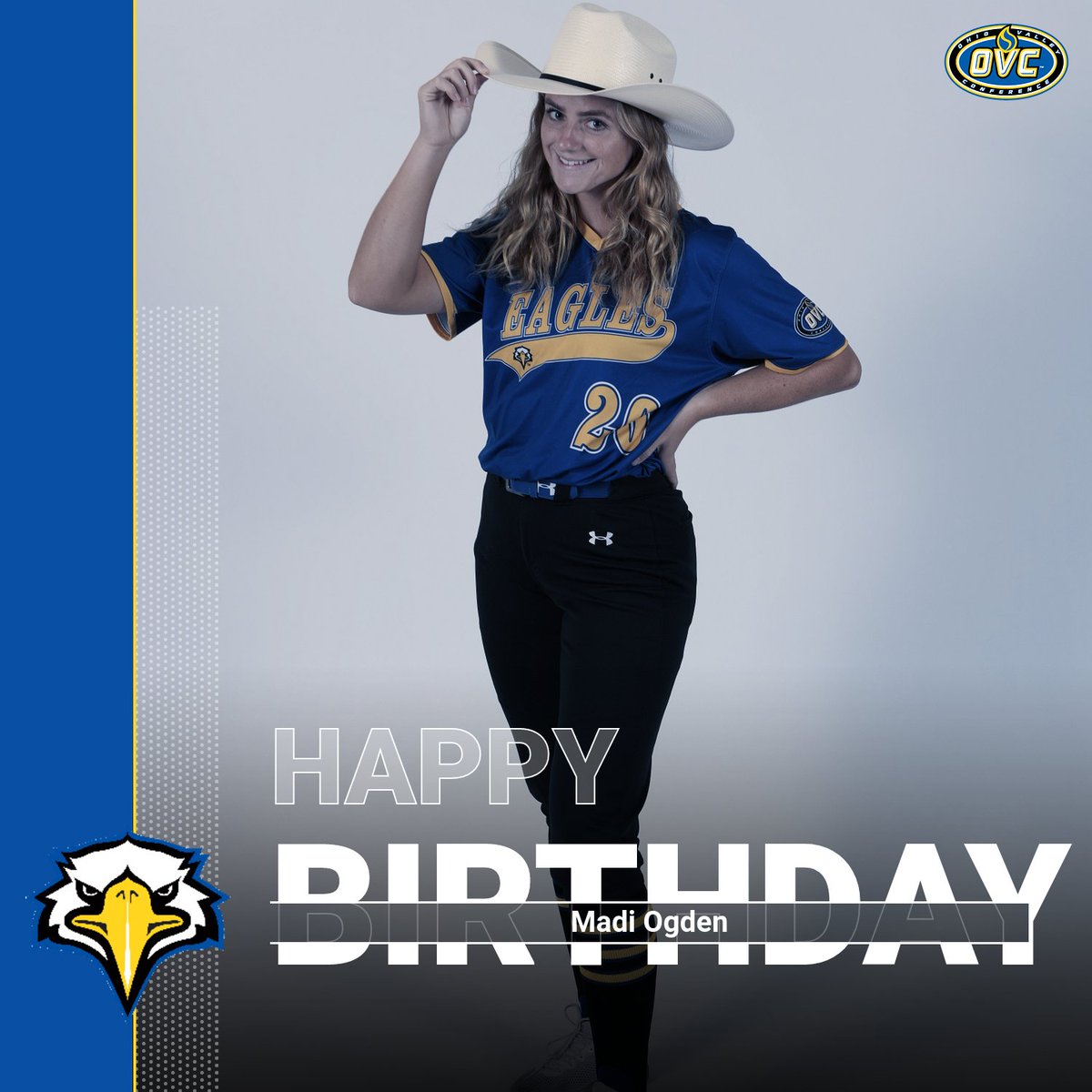 MSUEaglesSB's tweet photo. Happy Birthday to our stellar pitcher @madisonnogdenn  We hope you have an amazing day! https://t.co/W4TJblZZ7J