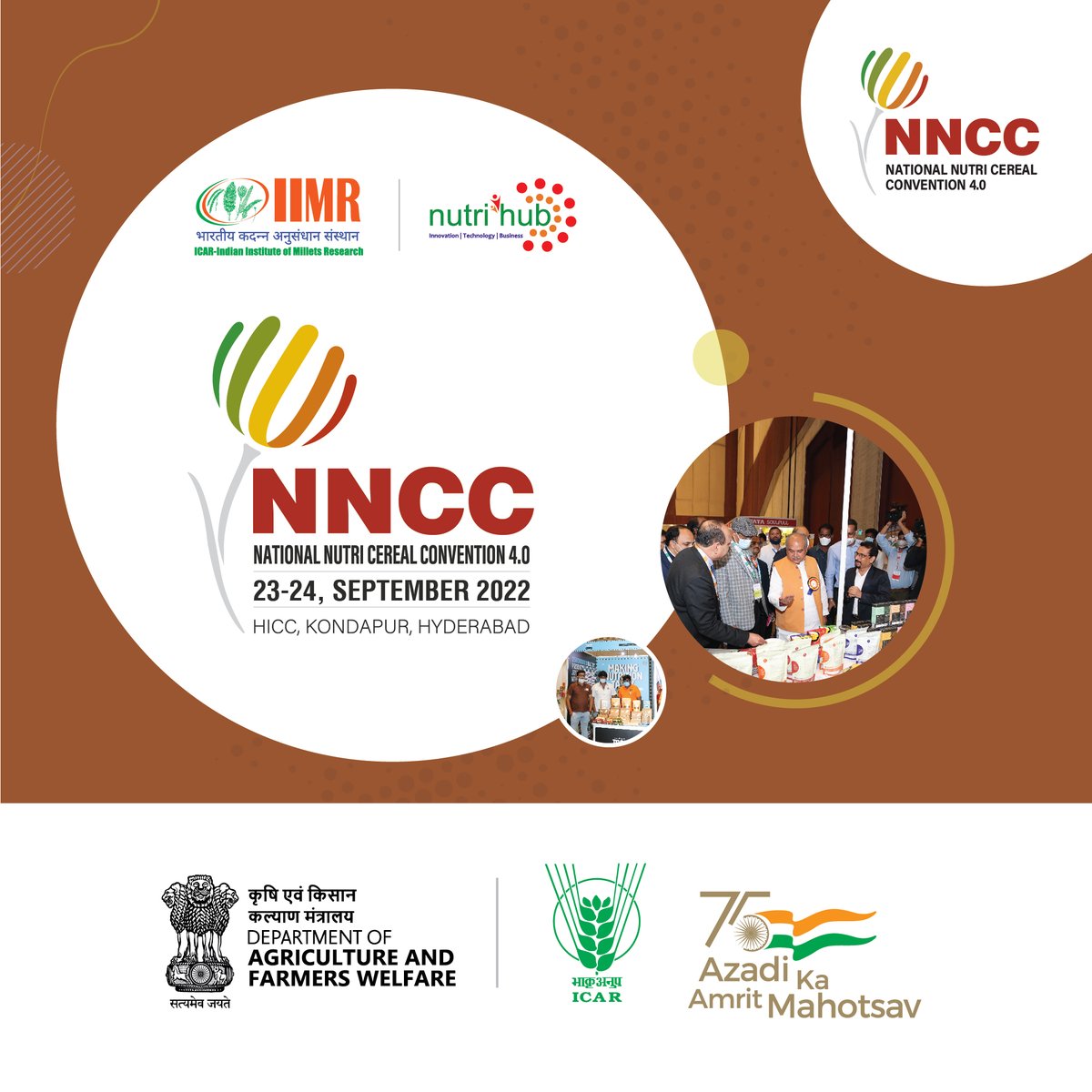 nnccmillets's tweet photo. Participate in India's biggest millet movement and get a chance to attract new investors, showcase your products and gain exciting business opportunities! Fill the registration form and receive complimentary passes for the event.

@AgriGoI @icarindia @MilletsNews
#NNCC #India https://t.co/aK3SWugzf0