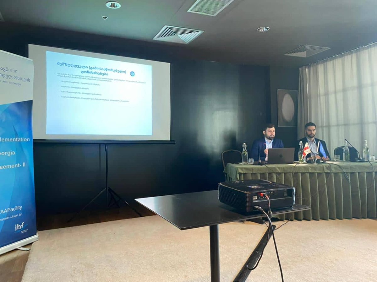 AaFacility's tweet photo. 🇬🇪 🇪🇺  🇬🇪 #AAFacilityII#EU4Georgia#EUinGeorgia  

✅Today, with the assistance of the #AAF, #MSA 
organised the consecutive info session on “Technical Regulation-Electrical Equipment Designed for Use Within Certain Voltage Limits” for business and private sector representatives. https://t.co/L2dw6VK3UR