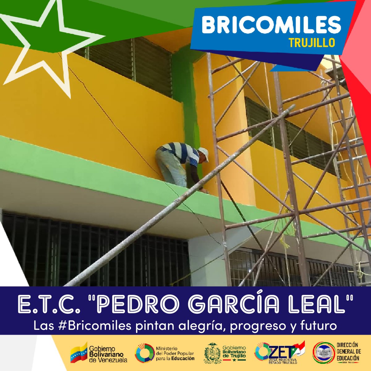notieducatetru's tweet photo. Gracias al Pdte @NicolasMaduro avanzamos en la rehabilitación de los espacios escolares a través de las #Bricomiles, afirmó la Autoridad Única de Educación, desde E.T.C. "Pedro García Leal", institución que forma parte de las 35 en recuperación. 

@_LaAvanzadora @MPPEDUCACION https://t.co/PUDwdURzSu
