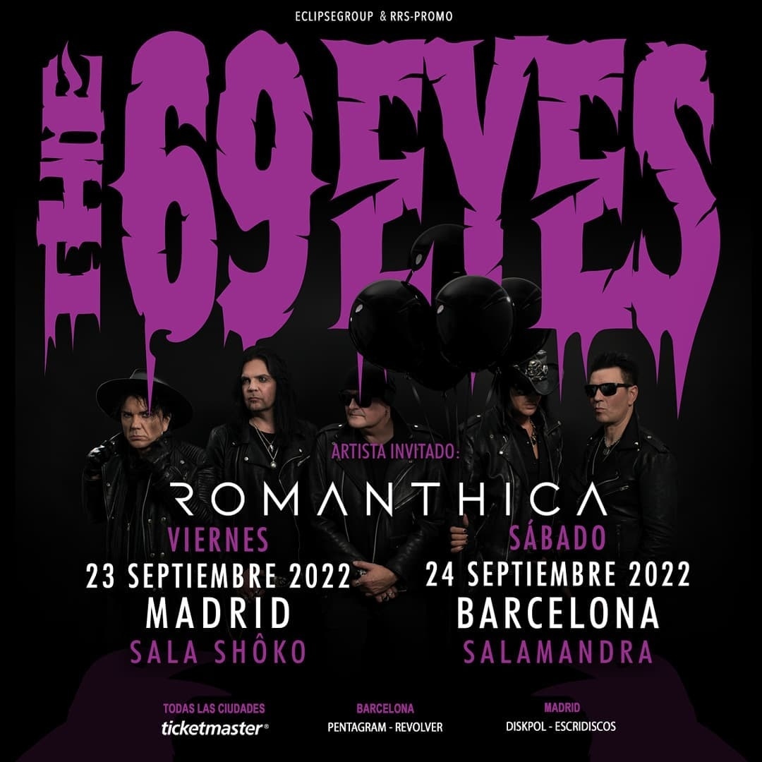 shokomadrid's tweet photo. THE 69 EYES + ROMANTHICA ⚡

Los auténticos Vampiros de Helsinki regresan a nuestro país para presentar el nuevo álbum «West End».

#conciertosmadrid #conciertoenvivo #the69eyes #shokolive #conciertosshoko https://t.co/cC8SVTddV2