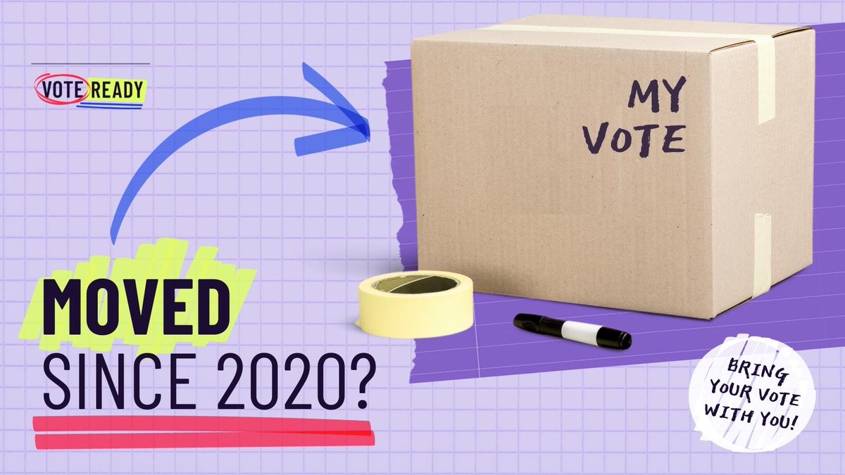 It’s National Voter Registration Day and we want you to be #VoteReady. Moving, changing your legal name, or changing party affiliation are all reasons why you should check your registration.
 
Go to iamvoteready.org/verify to be ready for Nov 8! #NVRD
