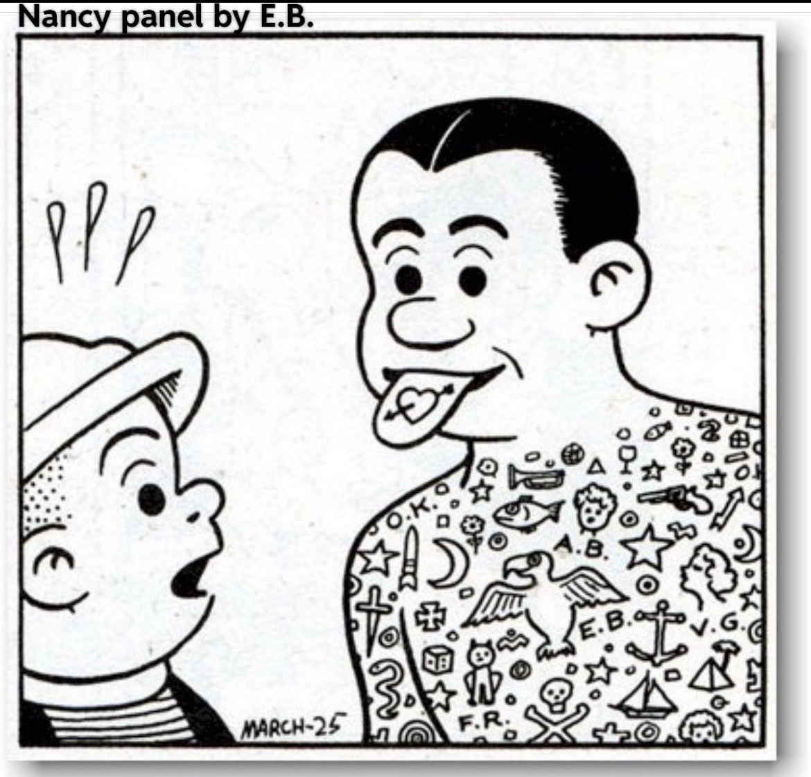 JohnnyCallicutt's tweet photo. Nancy Panel By Ernie Bushmiller https://t.co/HUYObvUGnn