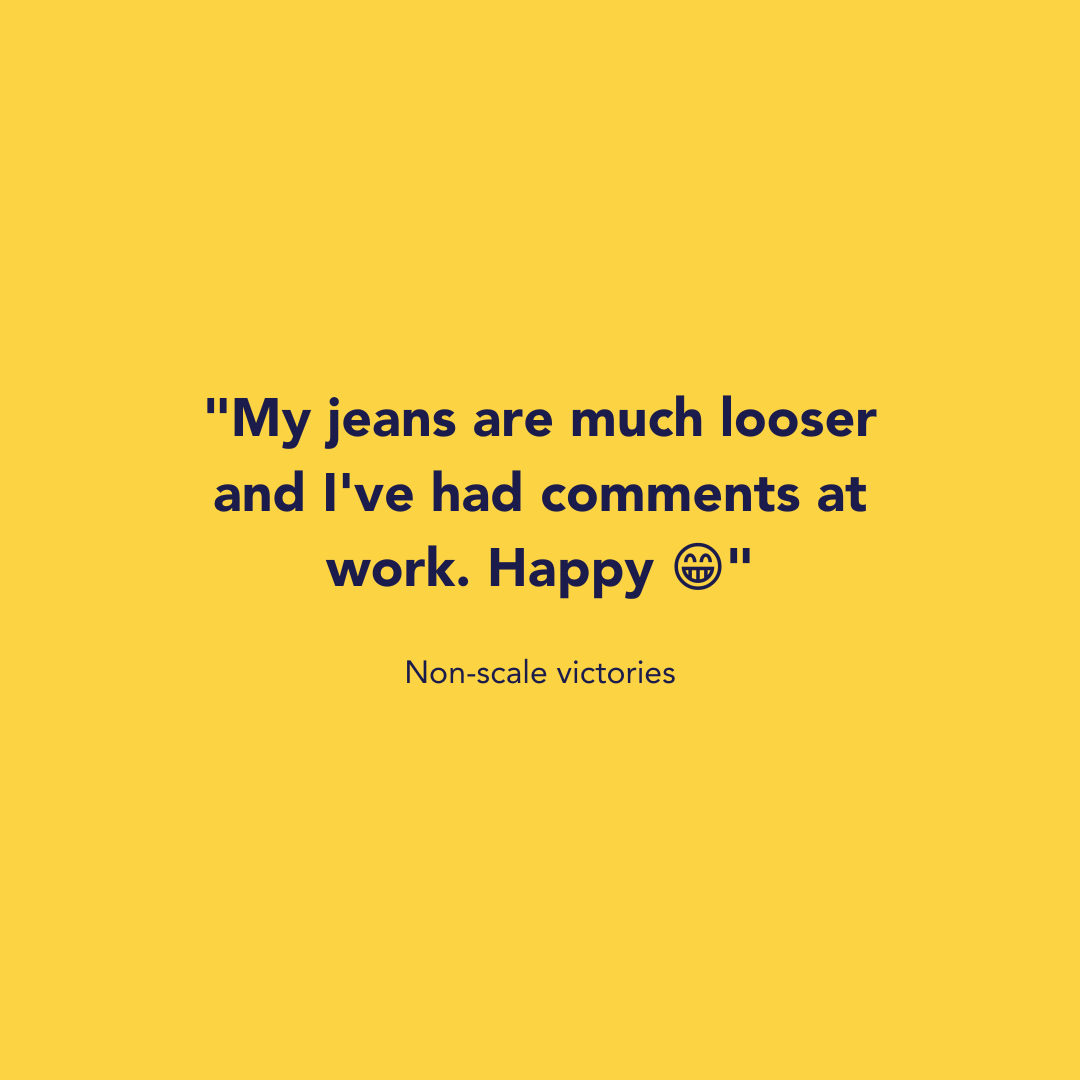 It's time for another #nonscalevictory from a Jane Planner. 🏆️

Have you noticed any positive changes to your overall health since starting a weight loss journey? Comment below and let us know!