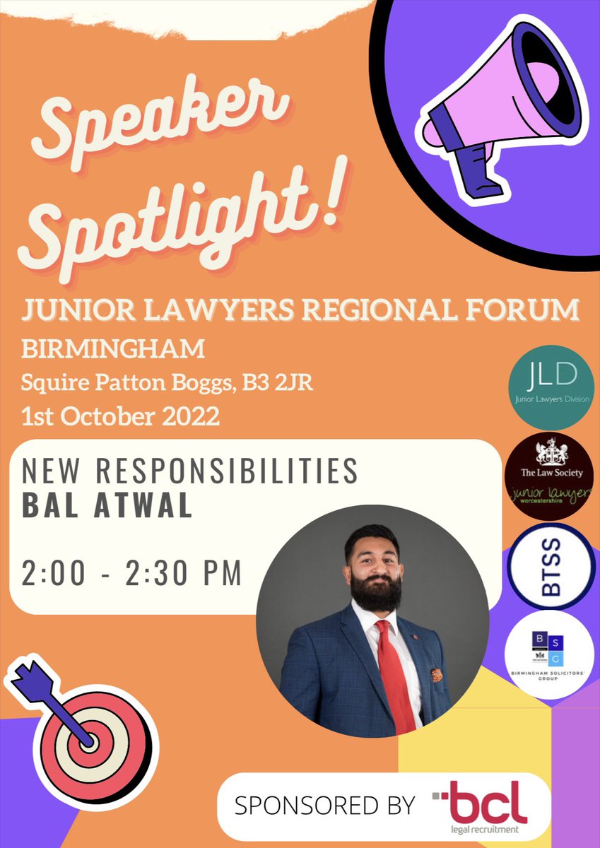 Bal Atwal <a href="/TheBalAtwal/">Bal Singh Atwal</a> will talk about how to deal with the change from trainee to NQ and provide top tips on ensuring your transition is a smooth one!

2/2