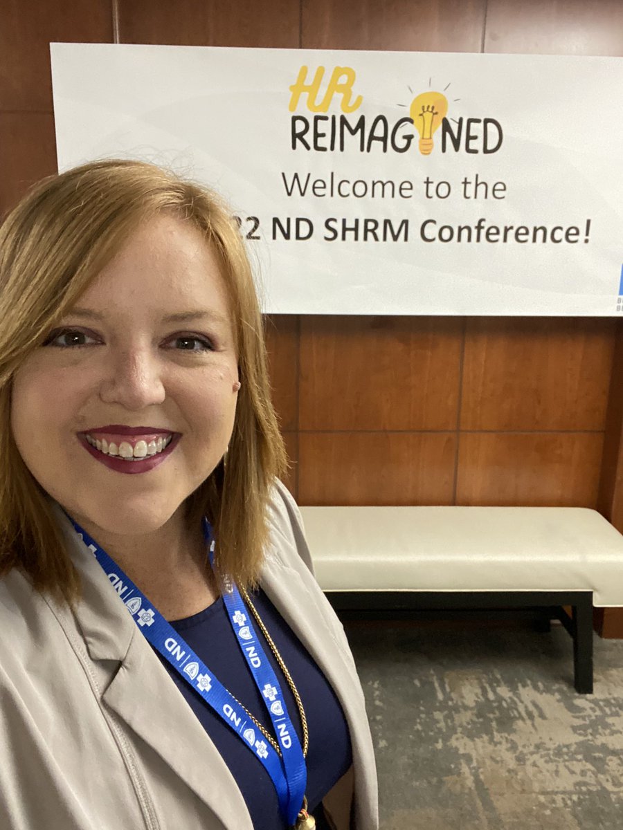Excited to be speaking at the ND SHRM Conference this morning! #2022HRReimagined #shrm #ndshrm