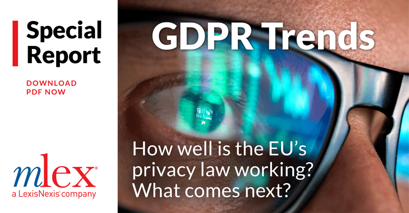 mlexclusive's tweet photo. How effective is the EU's #GeneralDataProtectionRegulation? What trends can be seen in its #enforcement? Where is there room for improvement?
Download MLex Special Report: https://t.co/QLy8C40NEd
#dataprivacy #GDPR